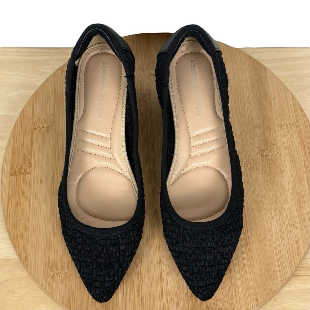 Adrienne Vittadini Black Low Block Heel Pumps - Picture 3 of 12